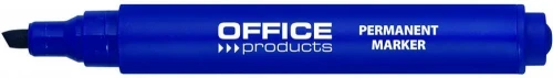 Marker permanentny Office Products, ścięta, 5mm niebieski